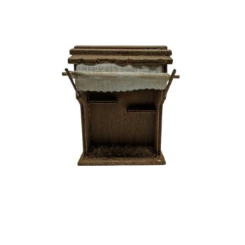 Banco vendita espositore in legno