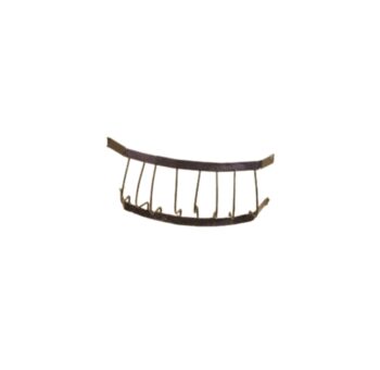 Ringhiera per balcone 10 cm in metallo per presepe