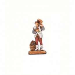 Pastore con cesto e cappello 3,5cm