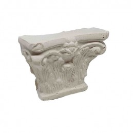 Mezzo capitello in gesso grande