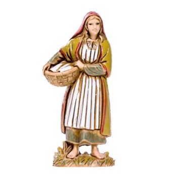 Donna con cesta cm 6,5