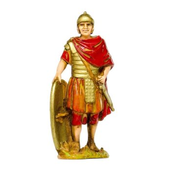 Soldato romano con scudo cm 8