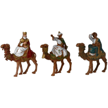 Tre Re Magi a cammello serie 6 cm Landi Moranduzzo