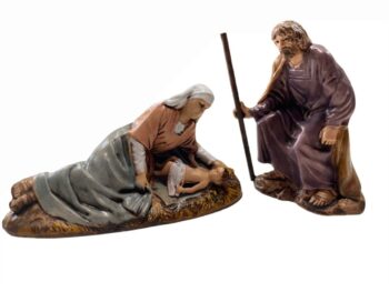 Nativitร cm10 con Madonna sdraiata